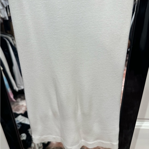 Vince ribbed white tank extra long size small - Picture 3 of 14